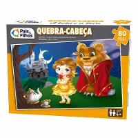 Quebra-Cabeça - 80 Peças - A Bela E A Fera - Pais E Filhos - 3