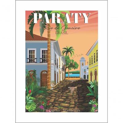 Quebra Cabeça Ilustração De Paraty - Rj 1014 Pçs - 98 X 70cm