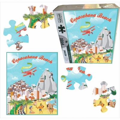 Quebra Cabeça Copacabana Beach - Ilustrado - 1014 Pçs