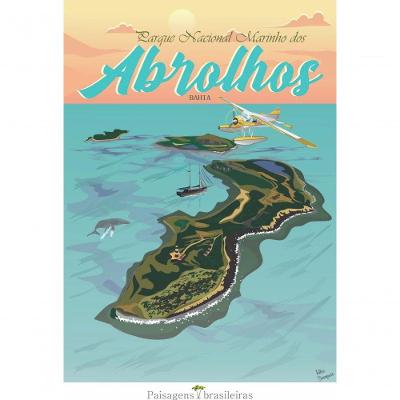 Quebra Cabeça- Parque Abrolhos 98 X 70cm 1014 Peças