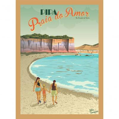 Quebra Cabeça Praia Do Amor Pipa 1014 Peças -98 X 70cm