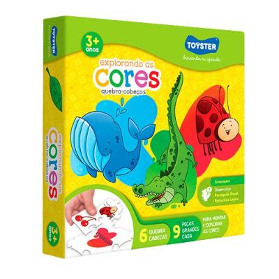 Quebra Cabeça Explorando As Cores - Toyster