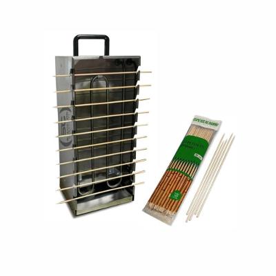 Kit - Churrasqueira 10 Espetinhos Churrasquito Elétrico Pr-199e 220v + 50 Espetinhos - Progás 220v