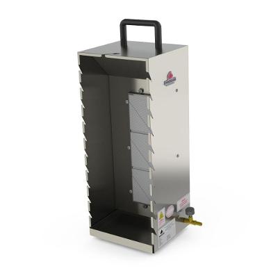 Churrasquito Churrasqueira A Gás Infravermelho 10 Espetinhos Ou 1 Espeto 75cm Pr-199g Em Inox Progás