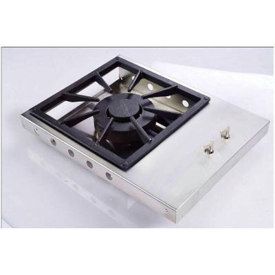 Bifeteira À Gás Estilo Cooktop Queimador Duplo