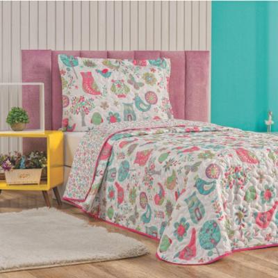 Colcha Quarto Menina Matelada -rosa