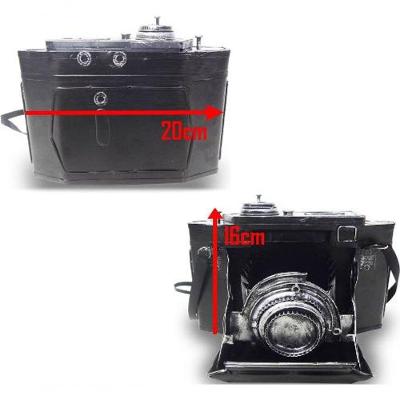 Cofre Camera Fotografica Vintage Retro De Ferro Fundido