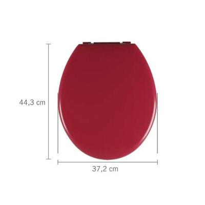 Assento Almofadado Oval - Astra Vermelho