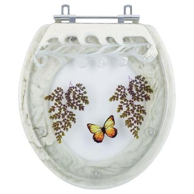 Assento Sanitario Poliester Borboleta Fiore