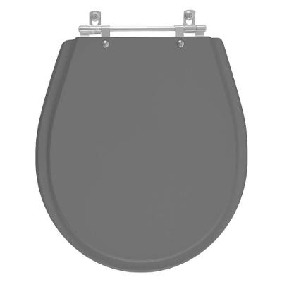 Tampa De Vaso Avalon Cinza Quartzo (cinza Escuro) Para Louça Ideal Standard