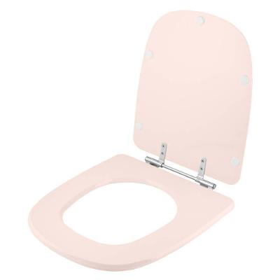 Assento Sanitario Poliester Pêssego Rosa Shell Para Vaso