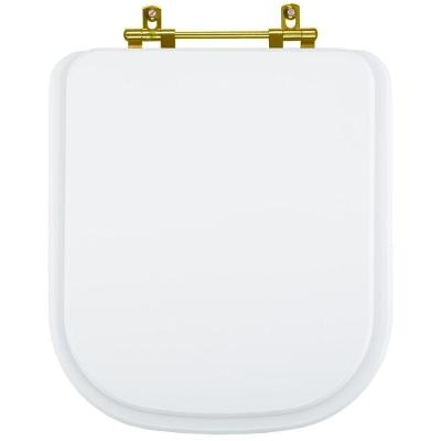 Assento Sanitário Quadra Branco Para Vaso Deca