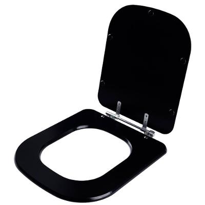 Assento Sanitário Elite Preto Para Vaso Celite