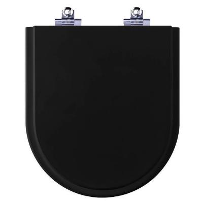 Assento Sanitário Fechamento Lento Smart Noite Preto Fosco