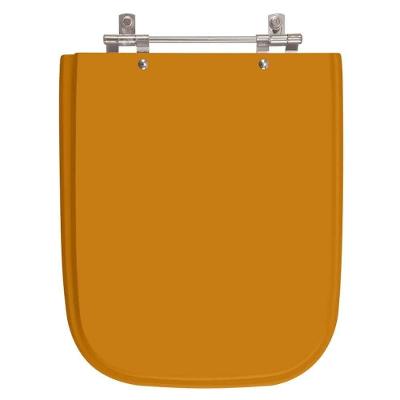 Assento Sanitario Poliester Tivoli Laranja Para Vaso Ideal Standard