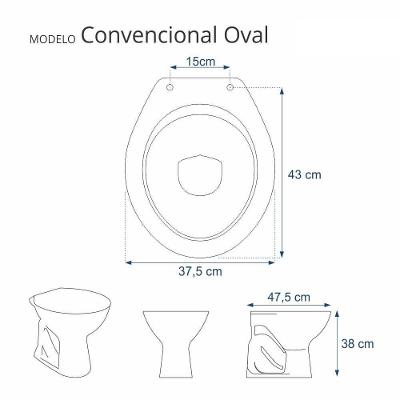 Tampa De Vaso Com Amortecedor Convencional Branco