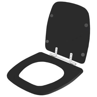 Assento Sanitário Avant Plus Preto Para Vaso Incepa