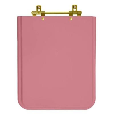 Assento Sanitário Square Wild Rose (Rosa) Para Vaso