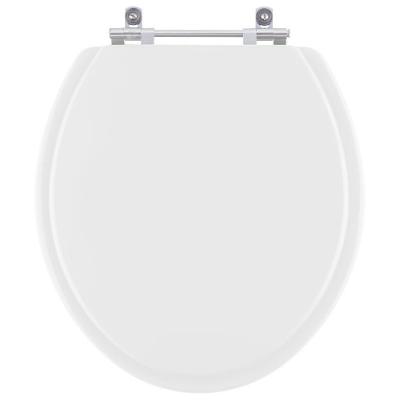 Assento Sanitário Em Mdf Branco Para Bacia Santamarina