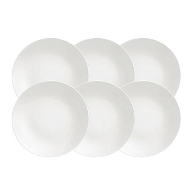 Kit Prato Raso Tramontina Leonora Em Porcelana 25 Cm 06 Peças Tramontina