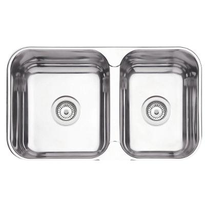 Cuba Tramontina Isis 2C 34 28 Bs Em Inox Polido 2 Válvulas,