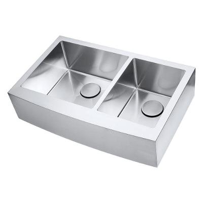 Cuba Farmhouse Aço Inox 1mm Escovado Sa205 83,5x52,7x22,9cm Aço Escovado