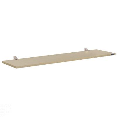 Prateleira Elite Em Madeira Pinus Com Acabamento Maple E Suporte Injetado 400x250x15 Mm
