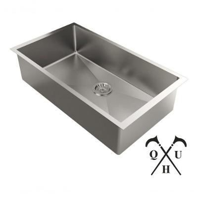Cuba De Inox Luxo Retangular Embutir Na Pia Varanda Gourmet