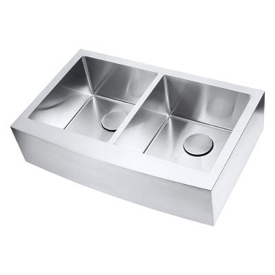 Cuba Farmhouse Aço Inox 1mm Escovado Sa202 83,5x52,7x22,9cm Aço Escovado
