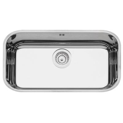 Cuba Lavínia 56 Bl Em Aço Inox Alto Brilho 56X34cm