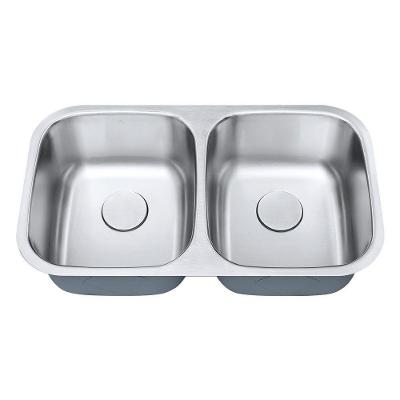 Cuba de Cozinha de Aço Inox 1mm Escovado C202 82x47x22,9 Cm