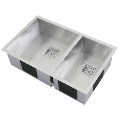 Cuba De Cozinha Inox Aço Escovado Lux 730 68x40cm