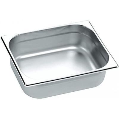Kit 4 Cubas Gastronomica Inox Gn 1/4 X 65mm (265X162mm)