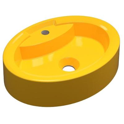 Cuba Pia De Apoio Oval Amarelo