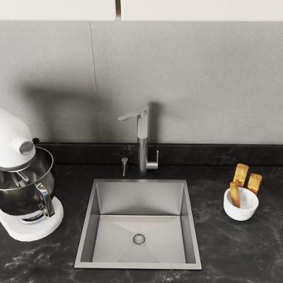 Cuba 350X350 Quadrada Aço Inoxidável Para Cozinha