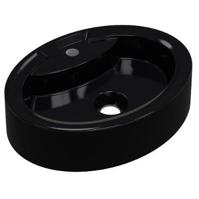 Cuba Pia De Apoio Oval Preto