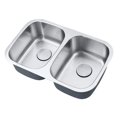 Cuba de Cozinha Aço Inox 1mm Escovado C202p 74x47x20,3 cm