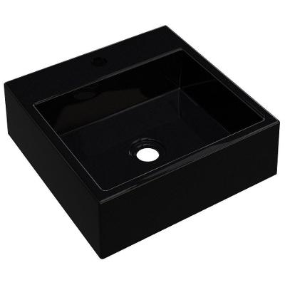 Cuba Pia De Apoio Quadrada Preto