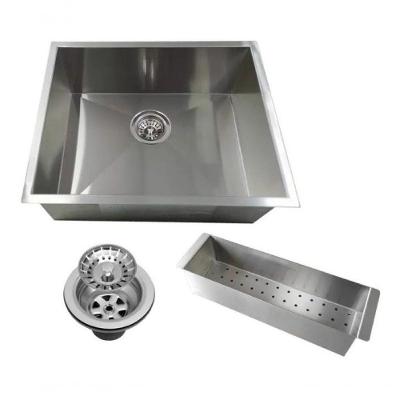 Cuba Em Aço Inox C/ Escorredor 60X40 C/ Valvula 3 1/2