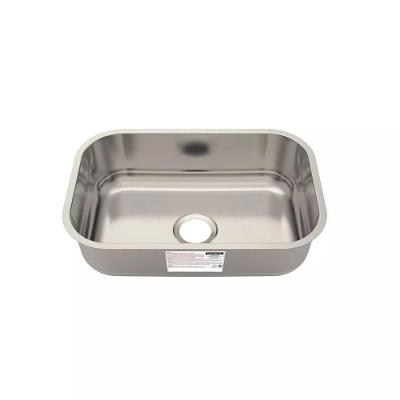 Cuba De Embutir Retangular 47 Bl Standard 47X30Cm Com Válvula Tramontina Inox Inox