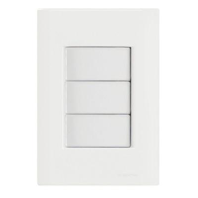 Conjunto 4x2 Cego Tramontina Giz Branco Tramontina