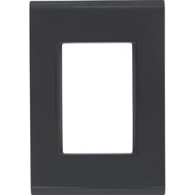 Placa 3 Postos 4x2 Tramontina Liz Grafite Tramontina