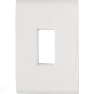 Placa 1 Posto Vertical 4x2 Tramontina Liz Branca Tramontina
