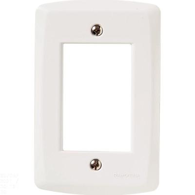 Placa 3 Postos 4x2 Tramontina Lux² Branca Tramontina