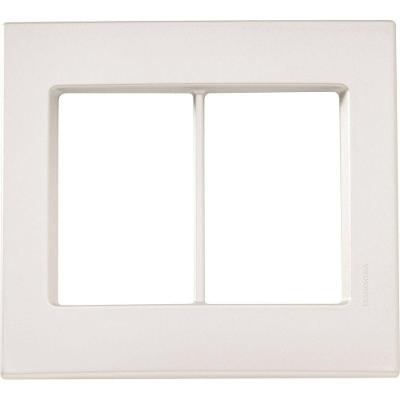 Placa 6 Postos 4x4 Tramontina Izyflat Branco Pérola Tramontina