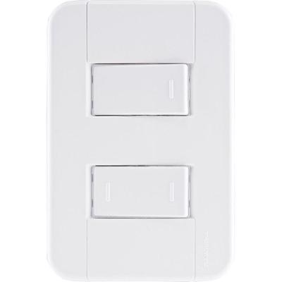 Conjunto 4x2 Com 1 Interruptor Simples 10 A 250 V E 1 Interruptor Paralelo 10 A 250 V Tab