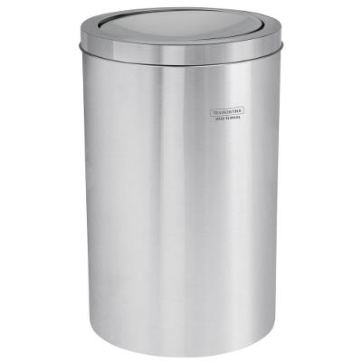 Lixeira Inox Tramontina Swing com Acabamento Polido 12 L
