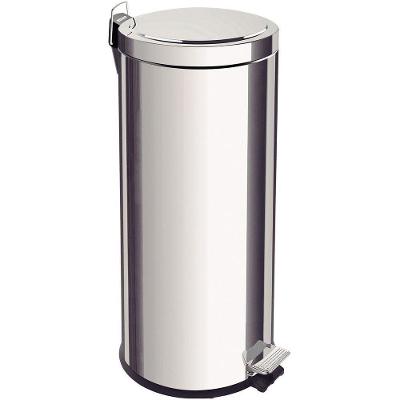 Lixeira Inox c/ Pedal Tramontina Balde Interno Removível 30L