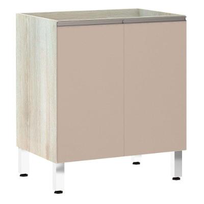 Balcão Sem Tampo 70cm Luci Legno Crem e Connect