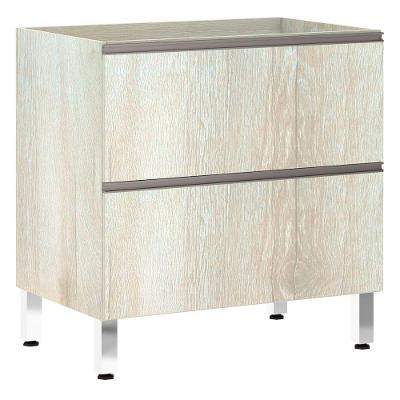 Balcão Sem Tampo 80cm Misto Basculante Luci Legno Crema